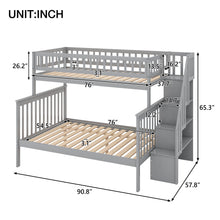 Load image into Gallery viewer, Bunk Bed With Staircase
