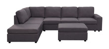 Load image into Gallery viewer, Cassia - 7 Seat Reversible Modular Sectional Sofa With Ottoman
