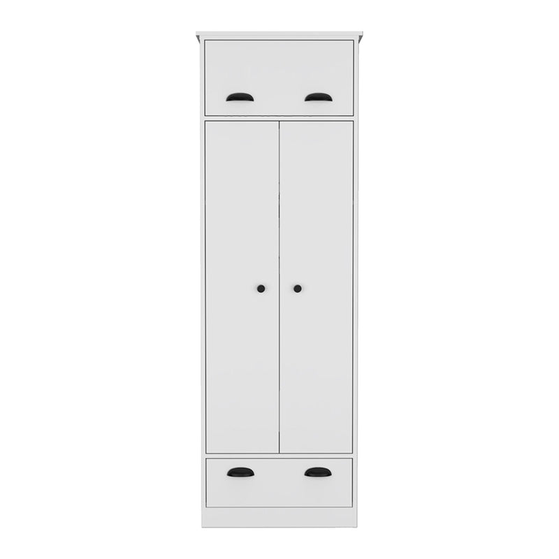 Wood Corner Accent Chest (732192) - White