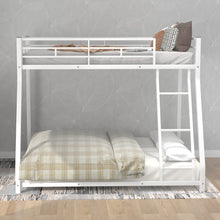 Load image into Gallery viewer, Metal Floor Bunk Bed, Twin over Full,White(OLD SKU:MF193244AAK)
