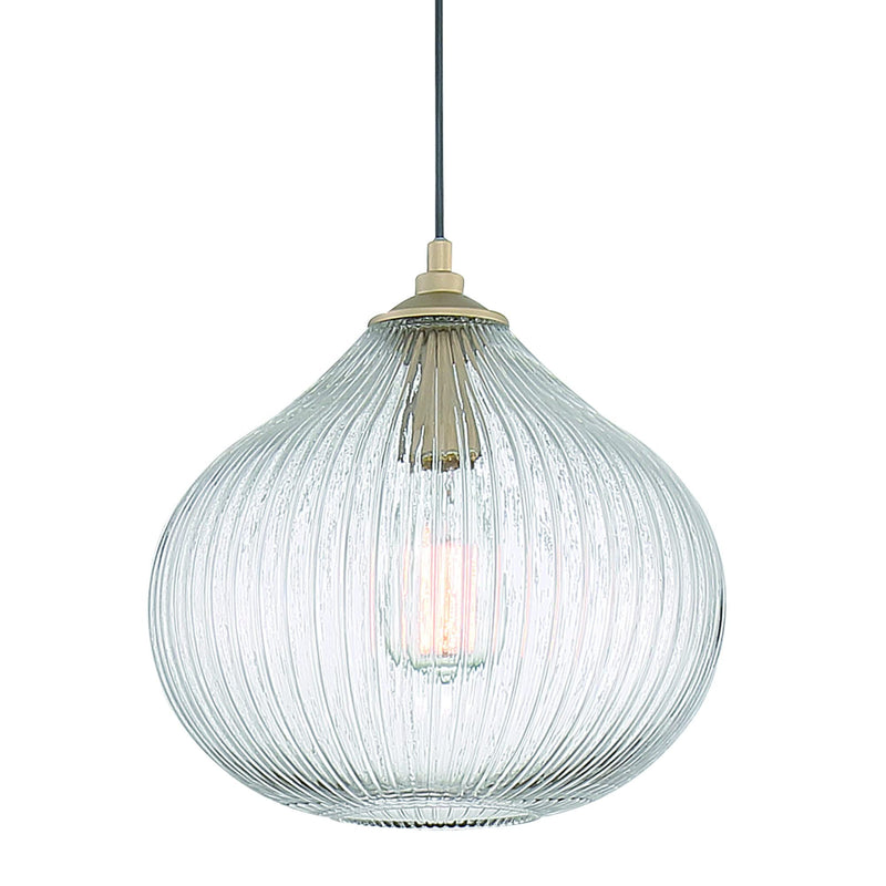 Kitchen Island Metal Dimmable Chandelier With Shades - Clear