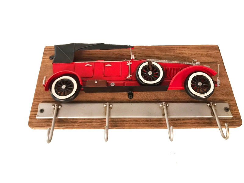 Duesenberg Model J Coat Rack - Red / Brown