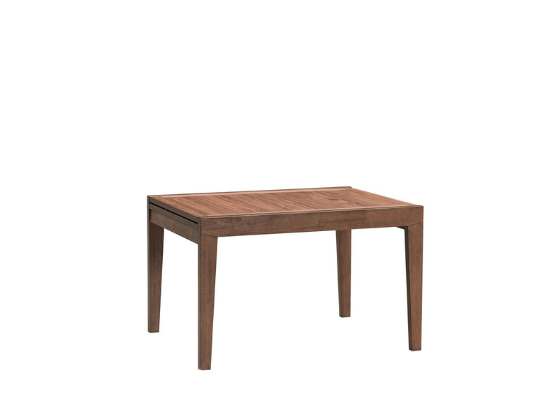 Wood Self-Storing Leaf Extendable Dining Table - Walnut