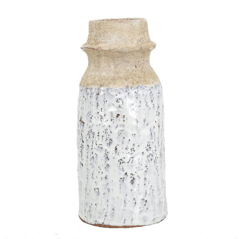 Cylinder Table Vase - Beige / Ivory