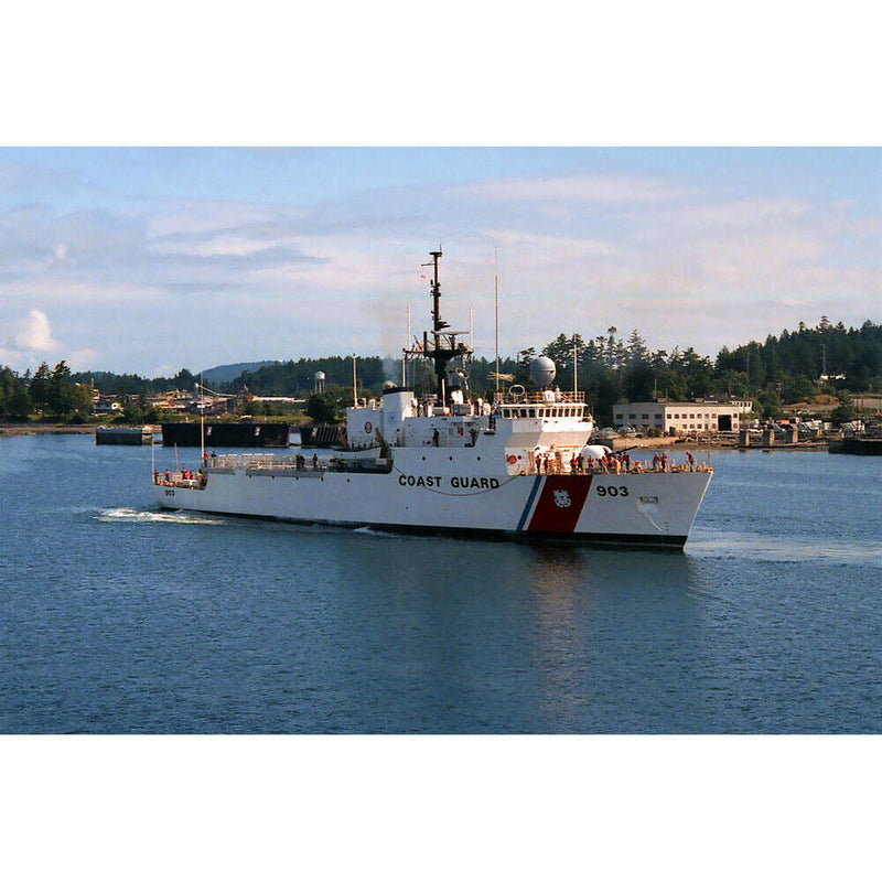 Hand Painted Model Boat (624387) - White