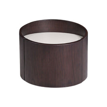 Load image into Gallery viewer, 17" Solid Wood Round End Table - Dark Brown
