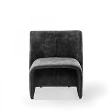 Load image into Gallery viewer, Velvet Solid Color Side Chair - Dark Gray
