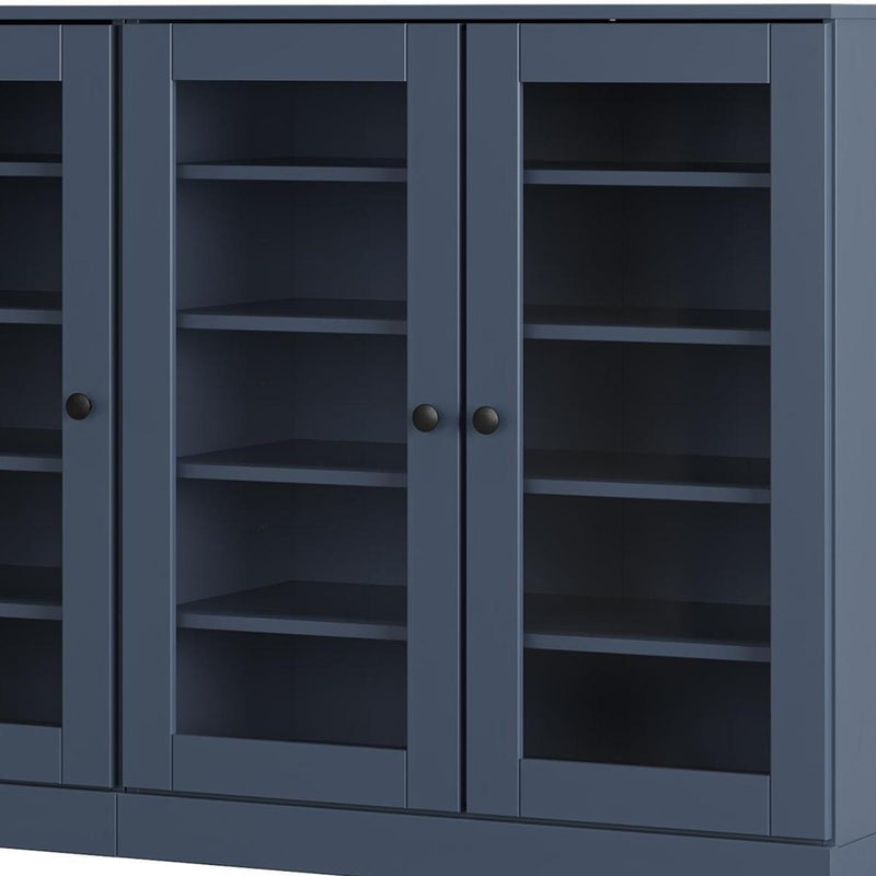 Solid Woodshoe Storage Cabinet (756028) - French Blue