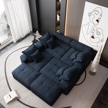 Load image into Gallery viewer, Modern Oversized Diy Combination Modular Sectional Sofa With Pillows
