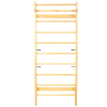 Load image into Gallery viewer, Swedish Ladder, Stall Bars Set For Physical Therapy &amp; Gymnastics - Natural
