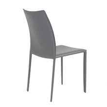 Load image into Gallery viewer, Upholstered Leather Dining Room Side Chairs (Set of 2) - Gray
