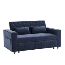 Load image into Gallery viewer, Pull-Out Sofa Bed Convertible Couch With Adjustable Backrest For Living Room
