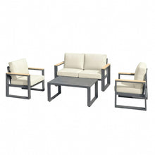 Load image into Gallery viewer, Modern Outdoor Sofa Set With Coffee Table
