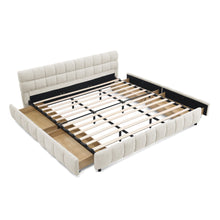 Load image into Gallery viewer, Modern Platform Bed Frame With Thick Fabric
