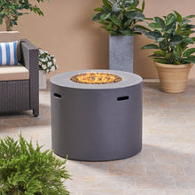 Load image into Gallery viewer, Round Iron Fire Pit With 40,000 Btu
