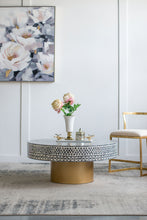 Load image into Gallery viewer, Unique Capiz Coffee Table &amp; Pedestal Base
