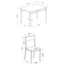 Load image into Gallery viewer, 5 Piece Dining Set - Black
