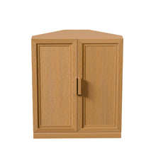 Load image into Gallery viewer, 31" Wood Corner Accent Cabinet - Natural

