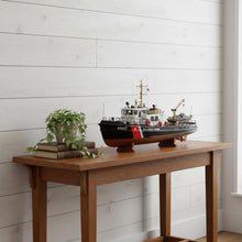 Load image into Gallery viewer, Hand Painted Model Boat (624419) - Black / White
