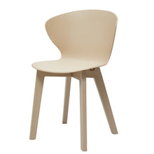 Load image into Gallery viewer, Heavy Duty Plastic Dining Side Chairs (Set of 4) - Beige
