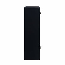 Load image into Gallery viewer, 26" Black Wood Wall Mounted Folding Floating Desk

