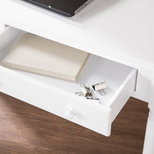 Load image into Gallery viewer, 43" White Solid Wood Writing Desk With Two Drawers
