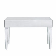 Load image into Gallery viewer, 47" Silver Mirrored Writing Desk With Three Drawers
