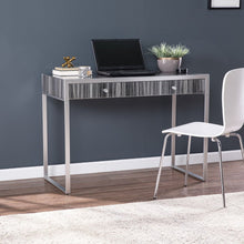 Load image into Gallery viewer, 42" Silver Wood Sled With Two Drawers

