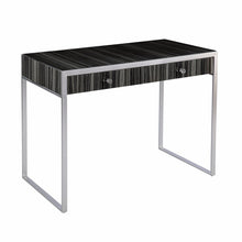 Load image into Gallery viewer, 42" Silver Wood Sled With Two Drawers
