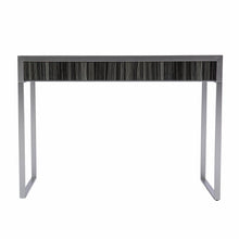 Load image into Gallery viewer, 42" Silver Wood Sled With Two Drawers
