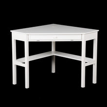 Load image into Gallery viewer, 48" White Solid Wood Corner Writing Desk
