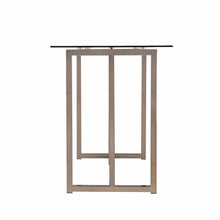 Load image into Gallery viewer, 48" Clear and Champagne Glass Writing Desk
