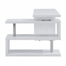 Load image into Gallery viewer, 45" White Wood Corner Pedestal
