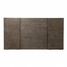 Load image into Gallery viewer, 45" Gray and Gold Wood Sled With Two Drawers
