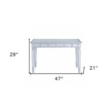 Load image into Gallery viewer, 47" Silver Wood Mirrored With Two Drawers
