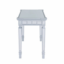 Load image into Gallery viewer, 47" Silver Wood Mirrored With Two Drawers
