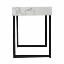 Load image into Gallery viewer, 45" White and Black Writing Desk
