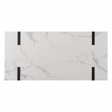 Load image into Gallery viewer, 45" White and Black Writing Desk
