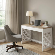 Load image into Gallery viewer, 43" Natural and White Wood
