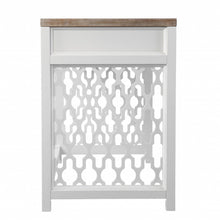 Load image into Gallery viewer, 43" Natural and White Wood
