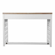 Load image into Gallery viewer, 43" Natural and White Wood
