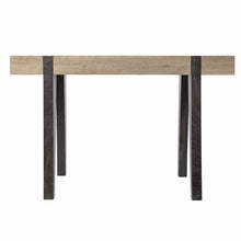 Load image into Gallery viewer, 45" Natural and Dark Brown Wood Parsons
