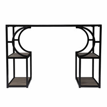Load image into Gallery viewer, 44" Gray and Black Wood Pedestal

