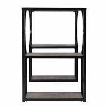Load image into Gallery viewer, 44" Gray and Black Wood Pedestal
