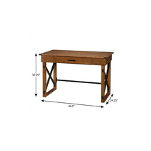 Load image into Gallery viewer, 49" Adjustable Natural Standing Desk Converter
