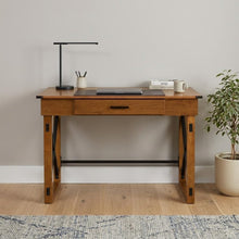 Load image into Gallery viewer, 49" Adjustable Natural Standing Desk Converter
