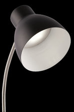 Load image into Gallery viewer, Black Matte and Silver LED Adjustable Desk Lamp
