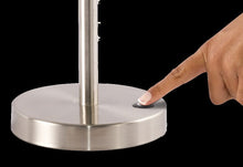 Load image into Gallery viewer, Brushed Silver LED Adjustable Desk Lamp

