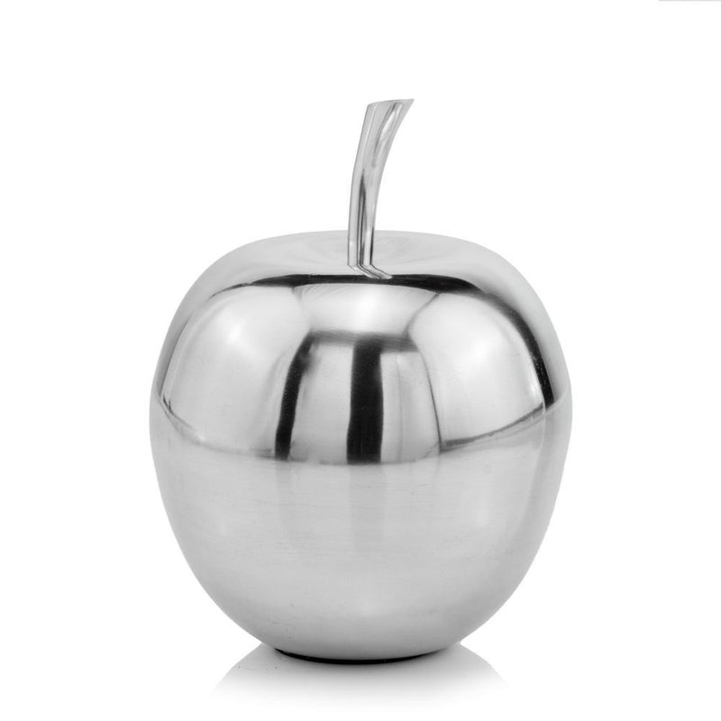 Buffed Decorative Apple Tabletop Sculpture (354621) - Silver