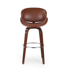 Load image into Gallery viewer, Lumos - Mid Century Modern Upholstered Swivel Barstool
